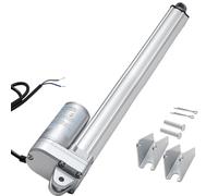 VEVOR Attuatore lineare 12V, corsa 304,8 mm, 3000 N, IP65, con staffe per inseguitori solari