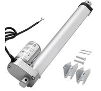 VEVOR Attuatore Lineare 12V Corsa 250 mm 1000 N IP54 per Scrivania Poltrone