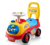 VEVOR Macchinina Cavalcabile Musicale Bambini 1-3 Anni Spinta Auto Giocattolo