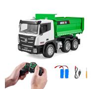 VEVOR Autocarro con cassone ribaltabile telecomandato giocattolo scala 1:18