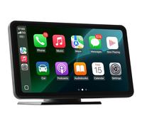 VEVOR Autoradio Portatile per Auto Senza Fili, Radio Portatile HD da 177,8 mm con Schermo Tattile per Apple CarPlay e Android Auto, con Telecamera di Retromarcia, Bluetooth, Navigazione GPS