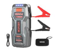VEVOR Avviatore di Emergenza per Batteria Auto Picco da 3000A Portatile Batteria al Litio da 12V di Avviamento per Auto con Torcia a 3 Modalità per Motori Temperatura di Lavoro -20°C a 50°C