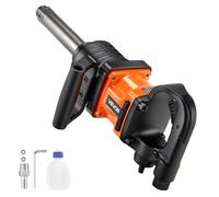 VEVOR Avvitatore Pneumatico a Impulsi da 25,4 mm, Coppia di Serraggio Dadi Fino a 2400 Nm, Chiave Pneumatica a 6 Velocità da 6000 giri/min con Incudine Estesa 152,4 mm per Camion Pesanti