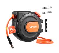 VEVOR Avvolgitubo Aria Compressa con Tubo 20 m x 9,5 mm in PVC Massimo 300 PSI