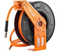 VEVOR Avvolgitubo Aria Compressa Retrattile Tubo Flessibile per Aria Compressa Ibrido Lunghezza 19,81m Pressione max. 300 PSI, Bobina Avvolgitubo Montaggio a Soffitto/Parete, Avvolgitubo da Officina