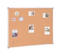 VEVOR Bacheca da Parete in Sughero Bacheca 120x90 cm Telaio in Alluminio