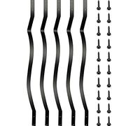 VEVOR Balaustre per Patio Confezione da 51 Mandrini in Metallo per Patio 32,5" x 1" Include Viti Ringhiera in Ferro per Terrazzi in Legno e Composito Design Elegante per Scale Esterne e Portici