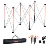 VEVOR Banco da Lavoro Pieghevole Portatile 1266 x 665 mm Tavolo di Lavoro Pieghevole Senza Montaggio, Carico di 1135 kg con Borsa Portaoggetti, Piano del Tavolo Non Incluso, per Garage, Officina