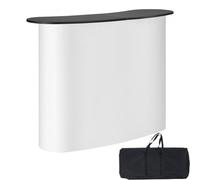 VEVOR Bancone Fieristico Stand Promozionale Stand Fieristico 1300x465x950mm