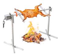VEVOR Griglia per Agnello, Griglia per Maialino, Griglia per Arrosto, Griglia per Barbecue Carico Max. 41 kg per Maiale, Agnello, Motore Elettrico da 42 W, Girarrosto Commerciale Acciaio Inox