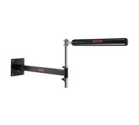 VEVOR Barra da Filatura per Boxe con Montaggio a Parete, Barra da Filatura Regolabile, Allenatore di velocità da Boxe con Guanti, Nera, Attrezzatura da Allenamento per Kickboxing, Antistress, Fitness