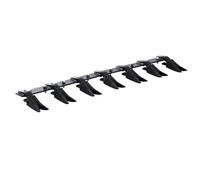 VEVOR Barra Dente per Benna 53'' per Trattori per Caricatore di Trattori Subcompatti, Capacità Carico 4560 lb, Adatta ai Taglienti della Benna da 1/2" o Meno, Nessuna Foratura Richiesta