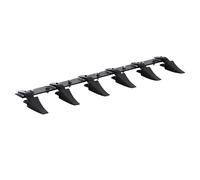 VEVOR Barra Denti per Benna, Benna per Trattore 48'', Barra a 6 Denti per Caricatore, Trattore Compatto, Capacità di Carico di 4560 libbre, Design imbullonato per Scavo