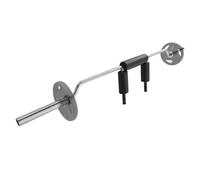 VEVOR Barra per Manubri per Allenamento da Palestra Lunghezza 221cm Ø28mm Barra di Pesi Portata max. 315 kg con 2 Maniglie Imbottitura in Schiuma Sulle Spalle per Allenamento Fisico Squat da Palestra