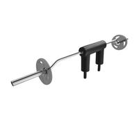 VEVOR Barra per Manubri per Allenamento da Palestra Lunghezza 221cm Ø32mm Barra di Pesi Portata max. 675 kg con 2 Maniglie Imbottitura in Schiuma Sulle Spalle per Allenamento Fisico Squat da Palestra