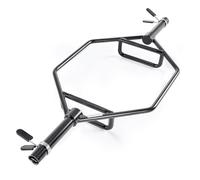 VEVOR Barra per Manubrio Esagonale con Impugnatura Antiscivolo per Allenamento 50 mm Capacità di Carico 360 kg, Attrezzatura per Sollevamento Pesi Allenamento della Forza, da Palestra per Squat