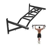 VEVOR Barra per Trazioni da Parete Larghezza 127 cm, Sbarre Multifunzionali per l'Allenamento per Parte Superiore del Corpo in Acciaio Stazione di Allenamento per Trazioni Capacità di Carico 200 kg