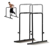 VEVOR Barre di Trazione Altezza Regolabile, Carico 200 kg per Fitness Dip Bar Station, Stabilizzatore, Parallele Push-up Stand, Parallele Barre per Allenamento Forza da Palestra da Casa