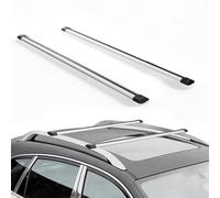 VEVOR Barre Trasversali da Tetto per Auto SUV, Portapacchi da Tetto Auto Carico max 100 kg Lunghezza 1180 mm, Barre 2 pezzi per Porta Bagagli (Incluso palo, senza piedini fissi)