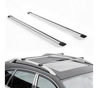 VEVOR Barre Trasversali da Tetto per Auto SUV, Portapacchi da Tetto Auto Carico max 100 kg Lunghezza 1350 mm, Barre 2 pezzi per Porta Bagagli Universali in Alluminio Bici Viaggio Campeggio Pesca
