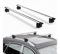 VEVOR Barre Trasversali da Tetto per Auto SUV, Portapacchi da Tetto Auto Carico max 75 kg Lunghezza 1200 mm, Barre 2 pezzi per Porta Bagagli Universali in Alluminio Bici Viaggio Campeggio Pesca