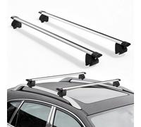 VEVOR Barre Trasversali da Tetto per Auto SUV, Portapacchi da Tetto Auto Carico max 75 kg Lunghezza 1200 mm, Barre 2 pezzi per Porta Bagagli Universali in Alluminio Bici Viaggio Campeggio Pesca