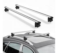 VEVOR Barre Trasversali da Tetto per Auto SUV, Portapacchi da Tetto Auto Carico max 90 kg Lunghezza 1200 mm, Barre 2 pezzi per Porta Bagagli Universali in Alluminio Bici Viaggio Campeggio Pesca