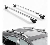 VEVOR Barre Trasversali da Tetto per Auto SUV, Portapacchi da Tetto Auto Carico max 90 kg Lunghezza 1420 mm, Barre 2 pezzi per Porta Bagagli Universali in Alluminio Bici Viaggio Campeggio Pesca
