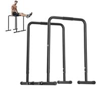 VEVOR Barre Trazione capacità Carico 200 kg, Barre Parallele Altezza Regolabile, Stazione per Dip con Tubo in Acciaio per Allenamento di Forza, Fitness, Bodybuilding, Palestra, Casa