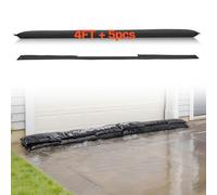 VEVOR Barriera Antiallagamento 1533x21 cm Set di Sacchi di Sabbia dall'Acqua per Protezione dalle Inondazioni Sacco di Protezione Antiallagamento per Porte di Garage Officina Barriera Sacchi 4 pezzi