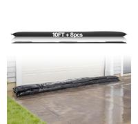 VEVOR Barriera Antiallagamento 305x21 cm Set di Sacchi di Sabbia dall'Acqua per Protezione dalle Inondazioni Sacco di Protezione Antiallagamento per Porte di Garage Officina Barriera Sacchi 8pz