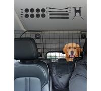 VEVOR Barriera per Auto per Cani, Resistente e Adattabile Universale, Divisorio per Auto con Supporto per Sedile Anteriore Regolabile 900-1539 mm Barriera per Animali Domestici per Veicoli per SUV