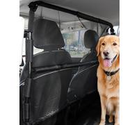 VEVOR Barriera per Auto per Cani Universale, Divisorio per Auto per Montaggio sul Sedile Anteriore da 1415 mm Barriera per Animali Domestici per Veicoli con Rete Trasparente, per Camion e SUV, Nero