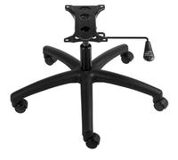 VEVOR Base di Ricambio per Sedia da Ufficio, 710 mm, Carico Statico di 1134 kg, Base Universale per Sedia da Scrivania per Computer, con 5 Rotelle, Cilindro del Gas e Piastra del Sedile, Nero