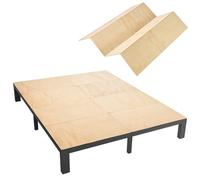 VEVOR Base King Size per Letto, Supporto Pieghevole in Compensato da Posizionare Sotto Materasso con Cinghie Nylon Bordi Arrotondati e Design Anti-cedimento, per Telai in Metallo Letti Matrimoniali