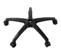 VEVOR Base Sostitutiva per Sedia da Ufficio, 710 mm, Universale per Scrivania Computer, Capacità Carico Statico 1134 kg, 5 Rotelle, Piedini Rinforzati, Nera