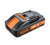 VEVOR Batteria di Ricambio per Batteria Ricaricabile al Litio da 20 V 4,0 Ah, Batteria Sostitutiva ad Alta Capacità per Batterie di Utensili Elettrici Compatibile con Elettroutensili di Batteria 20 V