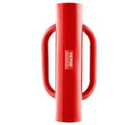 VEVOR Battipali per Recinti con Manici Battipalo per Pali a T per Canale U Rosso