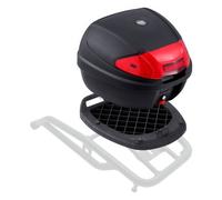 VEVOR Bauletto Universale per Moto in PP Resistente - 38L Impermeabile con Pannello Riflettente