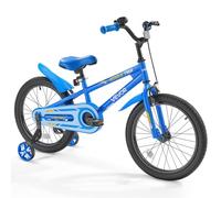 VEVOR Bici per Bambini, Stile BMX da 45,72 cm, Altezza del Ciclista 110 cm - 140 cm, Rotelle Incluse, Robusta e Facile da Montare, Bici per Bambini che Imparano ad Andare in Bici, Blu