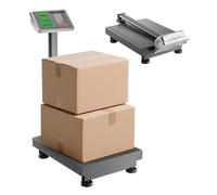 VEVOR Bilancia Digitale Industriale Portata 300 kg Elevata Precisione 50 g, Bilancia Industriale per Carichi Pesanti con KG, Tara, Calcolatrice, Adatta per Bagagli, Spedizione, Pacchi