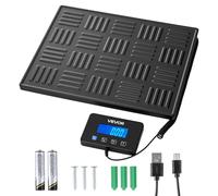 VEVOR Bilancia Digitale Pesa Pacchi di Spedizione con Doppia Precisione, Bilancia per Pacchi Postale Commerciale da 300 kg, Batteria e Cavo di Ricarica, Adatta per Affrancature, Bagagli