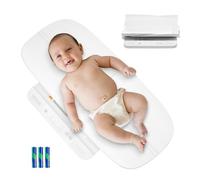 VEVOR Bilancia per Neonati, 2 in 1 con Vassoio Staccabile, Bilancia Digitale per Pesare con Funzione Hold e Tare, 5 Unità per Neonati, Bambini, Animali Domestici, Capacità 30 kg 3 Batterie Incluse