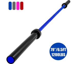 VEVOR Bilanciere 2M 15 Kg Barre Manubrio Acciaio Carico Max 544kg