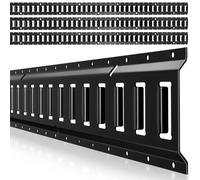 VEVOR Binari di Ancoraggio E-Track Confezione da 4 Binari E-Track da 2346 mm per Fissare Carichi Pesanti e Carichi Fino a 909 kg, Sistema di Ancoraggio per Rimorchi Adatto per Garage, Furgoni