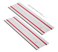 VEVOR Binario di Guida per Seghe Circolari Guida per Troncatrice Circolare Materiale in Alluminio Lunghezza Guida 698,5 mm Kit di Guide 2 pz Connettore 1 pz Lavorazione del Legno da Falegnameria