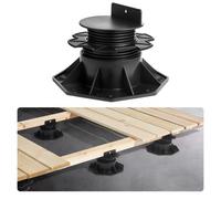 VEVOR Blocchi di Supporto per Ponte 12 PZ, Supporto per Ponti in Plastica, Carico 907,18 kg Piedistallo per Pavimentazione, Sollevamento 60 a 135 mm Base Fondazione per Capannone Regolabile in Altezza