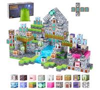 VEVOR Blocchi Magnetici, Set 100 PZ di Zombi del Cimitero, Cubi Magnetici da Costruzione per Bambini, Giocattoli Sensoriali STEM Montessori, Giocattolo da Costruzione Impilabile per Bambini