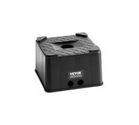 VEVOR Blocco di livellamento per rimorchio (altezza 152,4 mm) con capacità di carico di 2722 kg, blocco di sollevamento per roulotte e rimorchi in PP (quadrato)