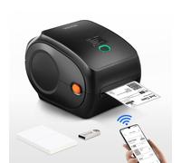 VEVOR Bluetooth Stampante Termica, Stampante per Etichette Edesive 4x6, Etichett